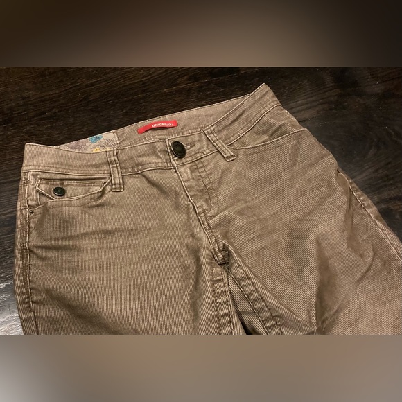 UnionBay Tan Taupe Corduroy Bootcut Flap Pocket Pants | Size 5 - Picture 5 of 6